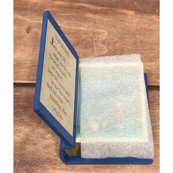 1995 HALLMARK KEEPSAKE ORNAMENT QX5099 JACK AND JILL MOTHER GOOSE NURSERY RHYME - Picture 6 of 10